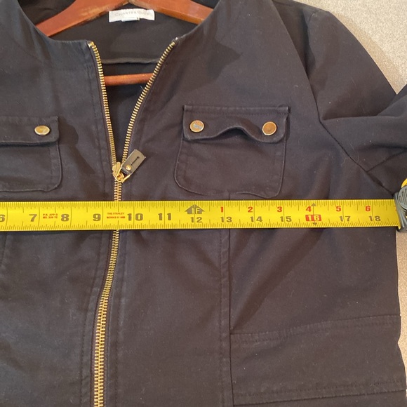 Charter Club - Long sleeve, full zip jacket. Size 10 - Picture 3 of 11